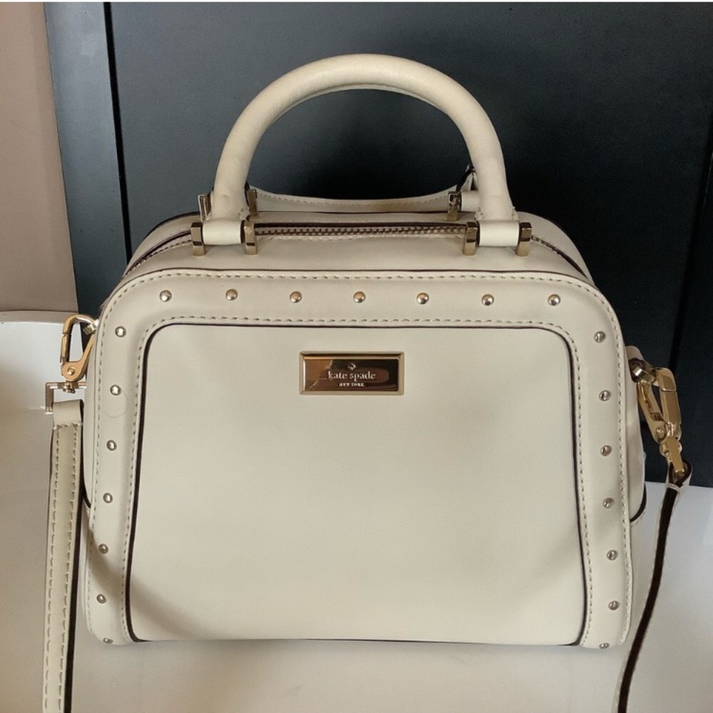 KATE SPADE Rockie Helena Street Studded Satchel - Picture 9 of 15